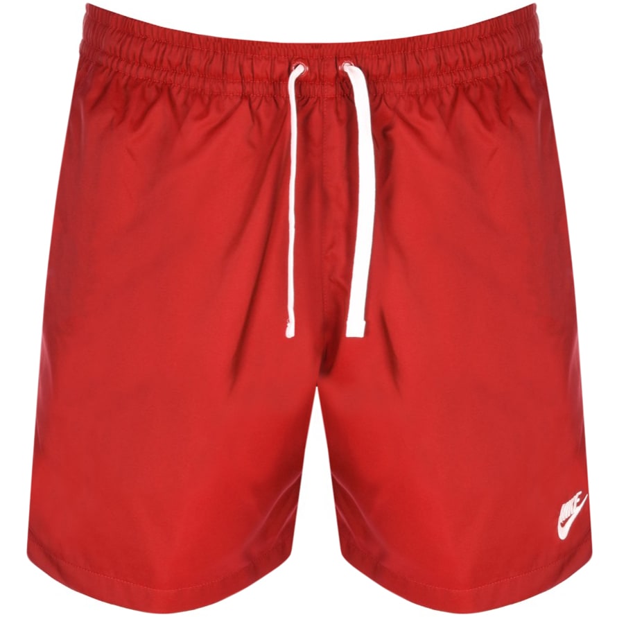 nike red swim shorts