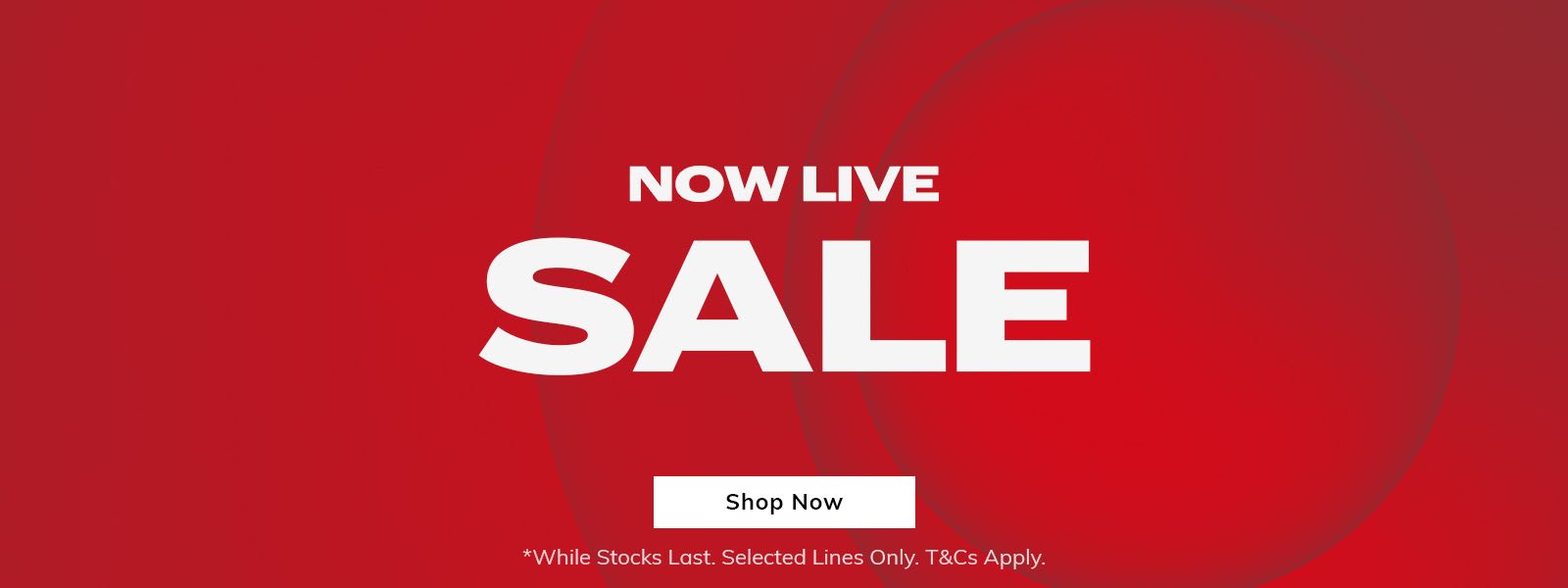 Sale Now Live