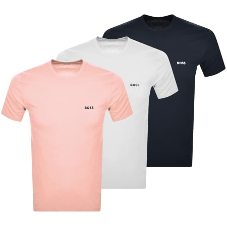 Product image for BOSS 3 Pack Crew Neck T Shirts