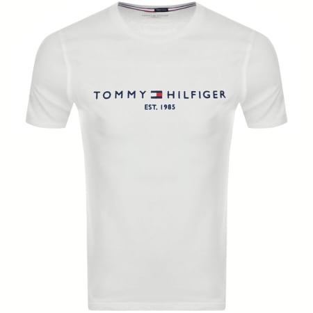 Product image for Tommy Hilfiger Logo T Shirt White
