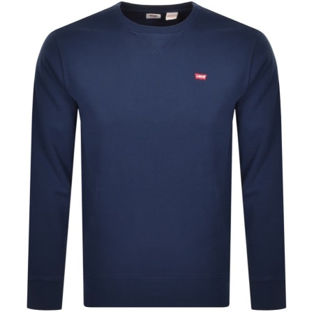 Product image for Levis Crew Neck Sweatshirt Navy