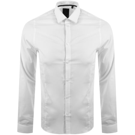 Product image for Luke 1977 Butchers Pencil Shirt White
