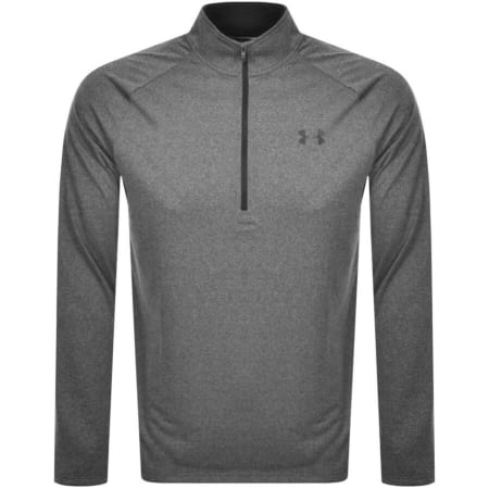 Product image for Under Armour Tech Half Zip Sweatshirt Grey
