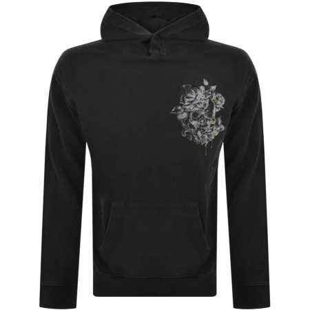 Product image for Replay Logo Hoodie Black