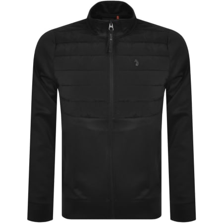 Product image for Luke 1977 Quilted Funnel Neck Sweatshirt Black