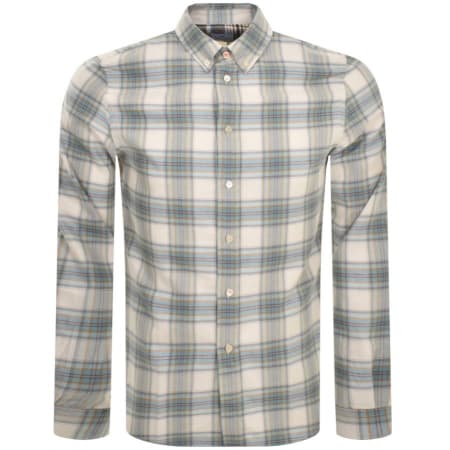 Product image for Paul Smith Check Long Sleeve Shirt Green