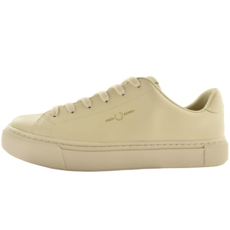 Product image for Fred Perry B71 Leather Trainers Cream