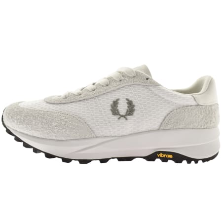 Product image for Fred Perry Hairy Suede Trainers White