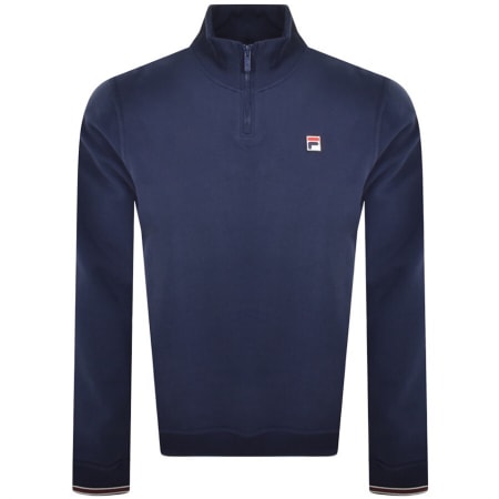 Product image for Fila Vintage Ramy Quarter Zip Sweatshirt Navy