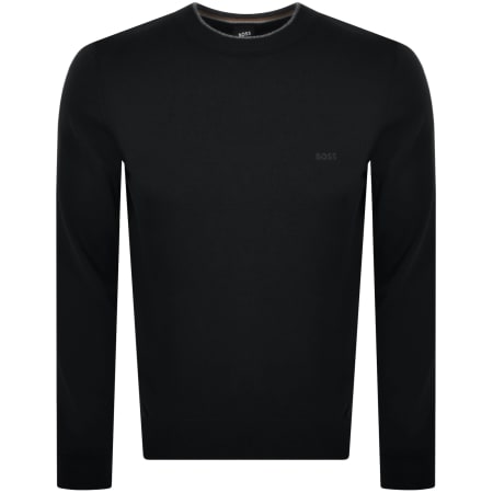 Product image for BOSS Ebacio Knit Jumper Black