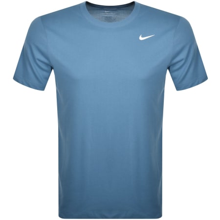 Product image for Nike Crew Neck Club T Shirt Blue