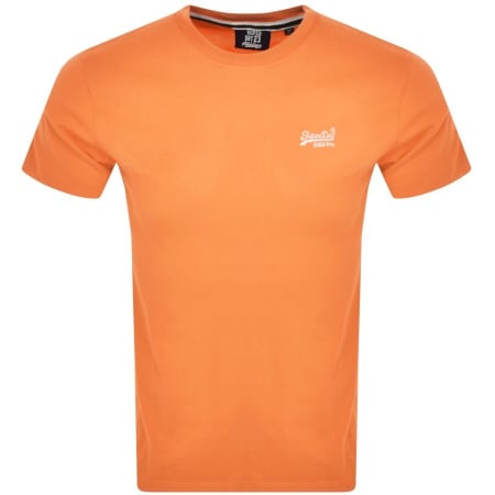 Product image for Superdry Short Sleeved T Shirt Orange