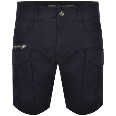 Product image for Replay Joe Cargo Shorts Navy