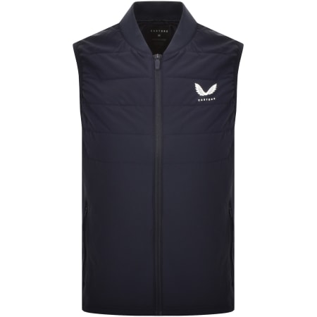 Product image for Castore Hybrid Quilted Gilet Navy