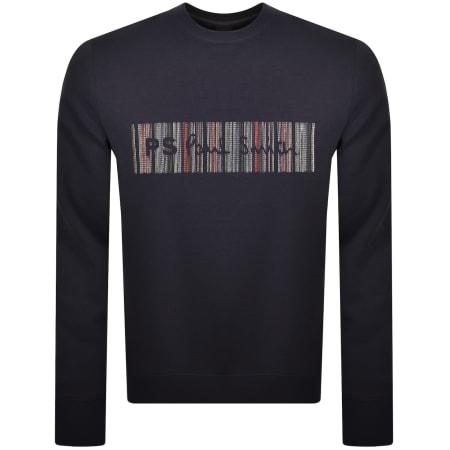 Product image for Paul Smith Stripe Sweatshirt Navy