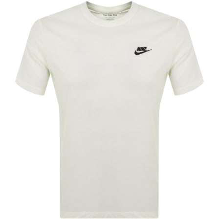 Product image for Nike Crew Neck Club T Shirt White