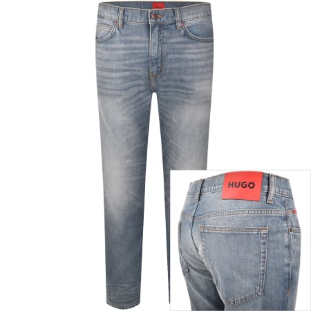 Product image for HUGO 708 Slim Fit Jeans Mid Wash Blue