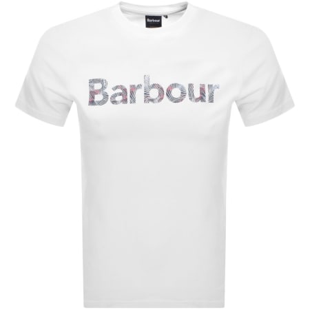 Product image for Barbour Devon Graphic T Shirt White