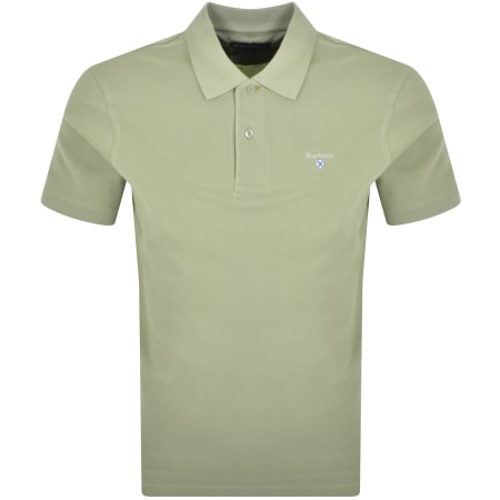 Product image for Barbour Sports Polo T Shirt Seagrass Green