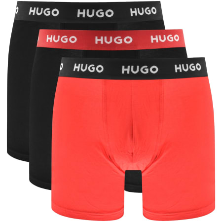 Product image for HUGO 3 Pack Trunks Black
