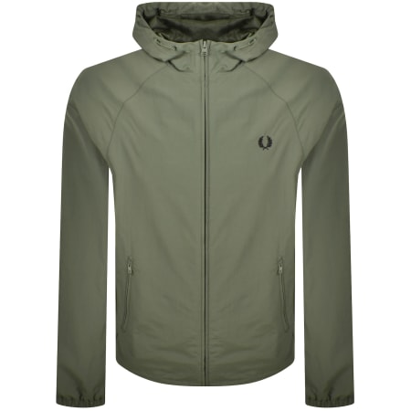 Product image for Fred Perry Hooded Shell Jacket Green