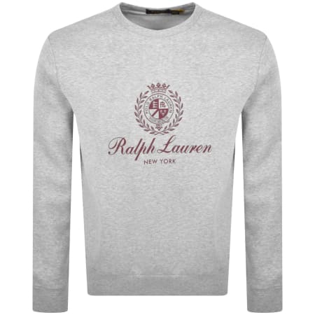 Product image for Ralph Lauren Crew Neck Sweatshirt Grey