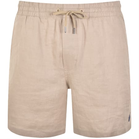 Product image for Ralph Lauren Linen Prepster Shorts Beige