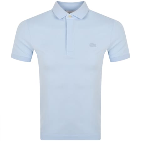 Product image for Lacoste Short Sleeved Polo T Shirt Sky Blue