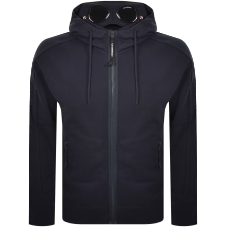 Product image for CP Company Diagonal Hoodie Navy