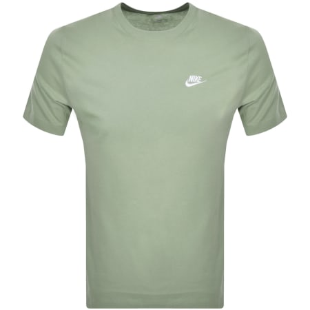 Product image for Nike Crew Neck Club T Shirt Green