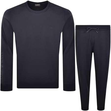 Product image for Emporio Armani Lounge Tracksuit Navy