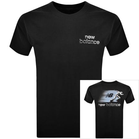 Product image for New Balance Logo T Shirt Black