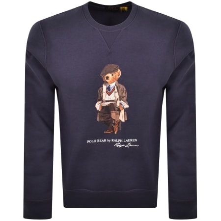 Product image for Ralph Lauren Heritage Bear Sweatshirt Blue