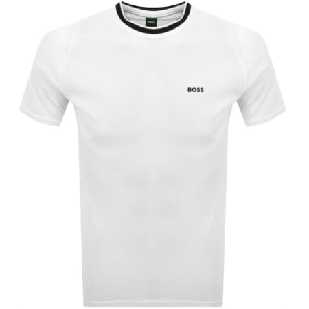 Product image for BOSS Tee Mesh T Shirt White