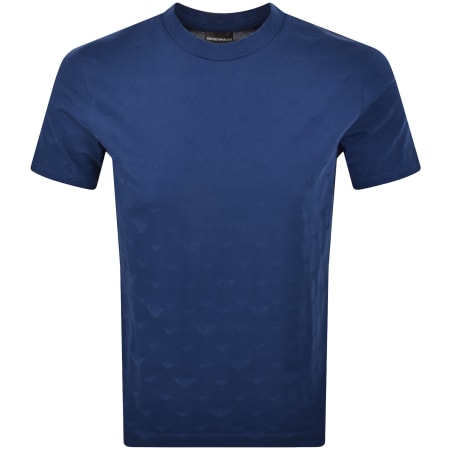 Product image for Emporio Armani Logo T Shirt Blue