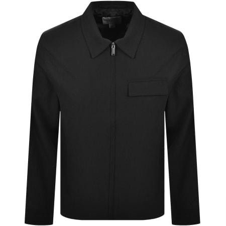 Product image for Calvin Klein Seersucker Overshirt Black