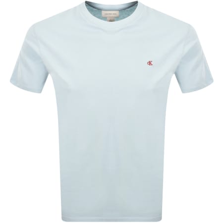 Product image for Calvin Klein Jeans T Shirt Winter Sky Blue
