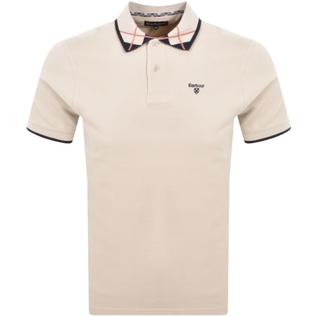 Product image for Barbour Brodie Tailored Polo T Shirt Beige