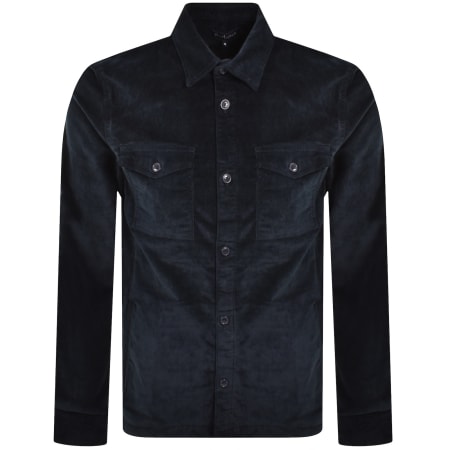 Product image for Barbour Corduroy Overshirt Navy