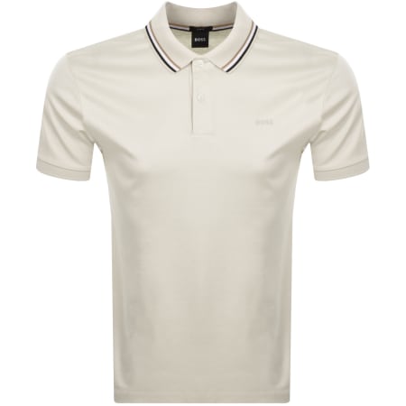 Product image for BOSS Penrose 38 Polo T Shirt Cream
