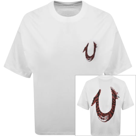 Product image for True Religion Painted T Shirt White