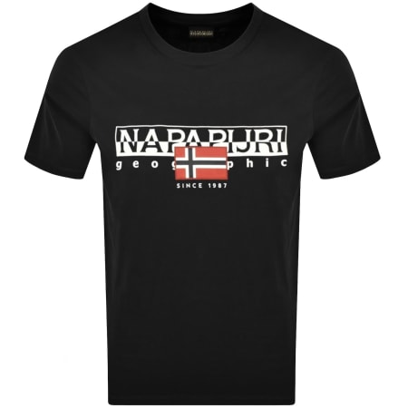 Product image for Napapijri S Aylmer T Shirt Black
