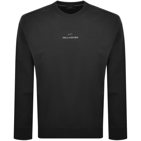 Product image for Paul And Shark Logo Sweatshirt Black