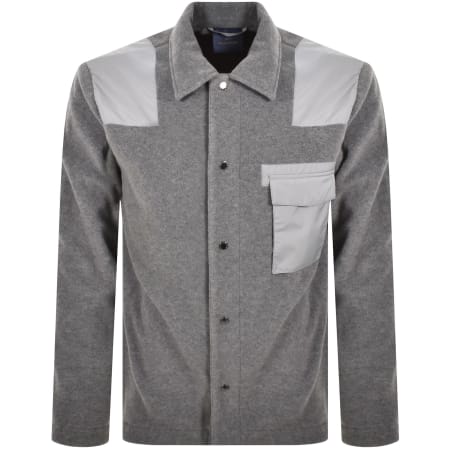 Product image for Paul And Shark Fleece Overshirt Grey