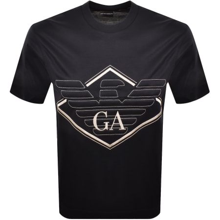Product image for Emporio Armani Logo T Shirt Navy