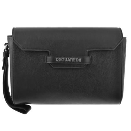 Product image for DSQUARED2 Leather Clutch Bag Black