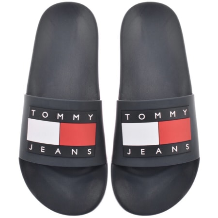 Product image for Tommy Jeans Essential Logo Pool Sliders Navy