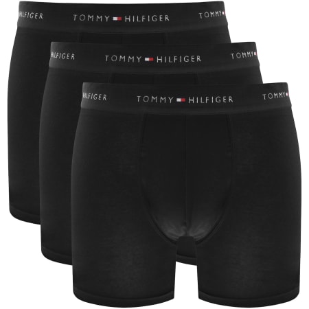Product image for Tommy Hilfiger 3 Pack Boxer Briefs Black