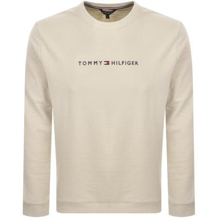 Product image for Tommy Hilfiger Track Top Sweatshirt Beige