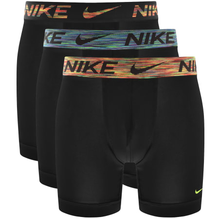 Product image for Nike Essential Micro 3 Pack Boxer Briefs Black
